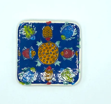 Sous-verre carré en céramique — réf. 8673