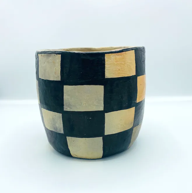 Cache-pot en terre cuite — réf. 0396 (3 vues)