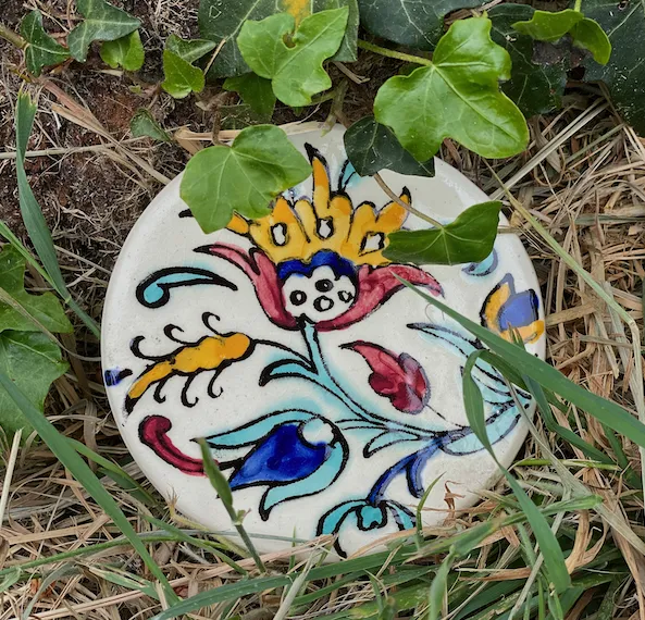 Sous-verre en céramique — 11 cm — réf. 7388