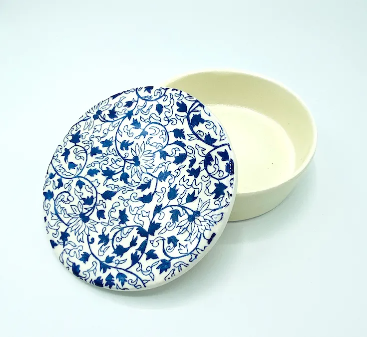 Boîte ronde en céramique — 13 cm — réf. 5615 vue 4