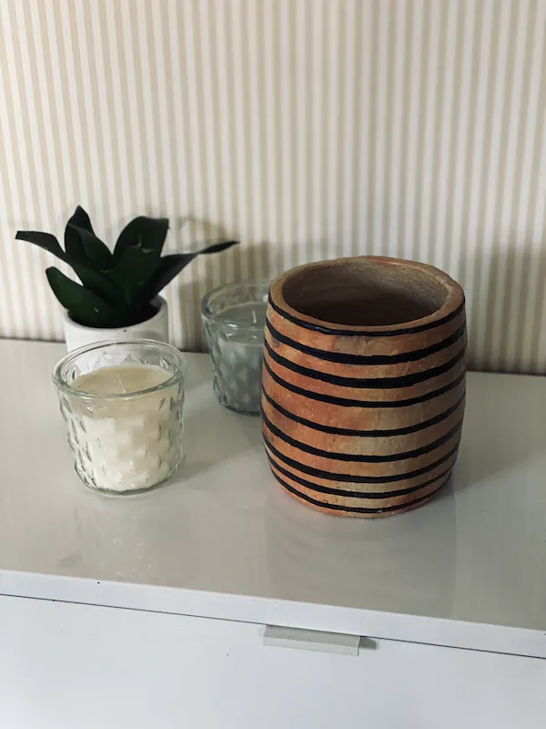 Cache-pot en terre cuite — réf. 0399 (3 vues) vue 3