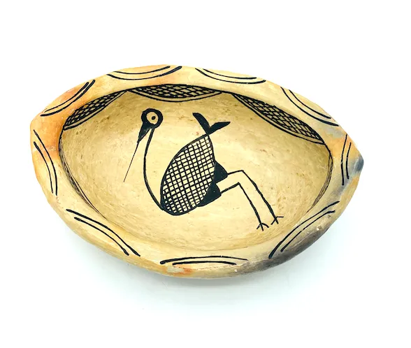 Vide-poche en terre cuite — réf. 0362 (2 vues)