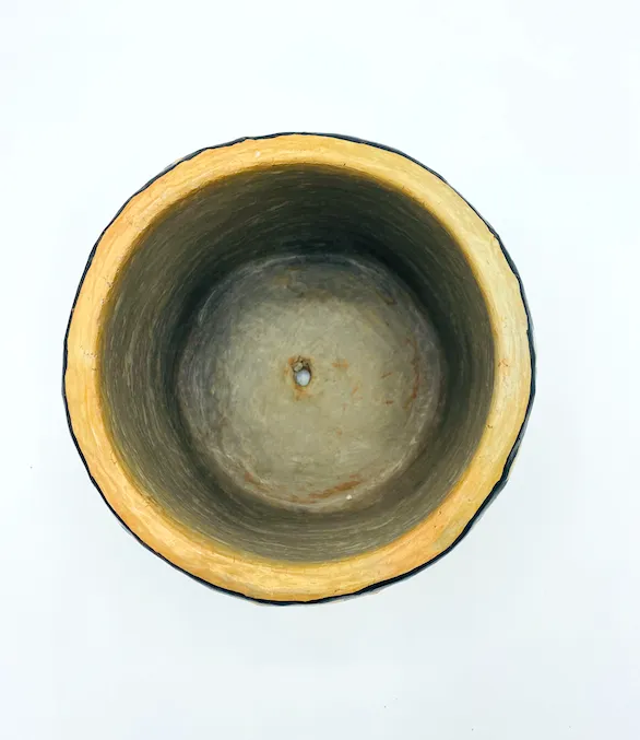 Cache-pot en terre cuite — réf. 0392 (3 vues) vue 2