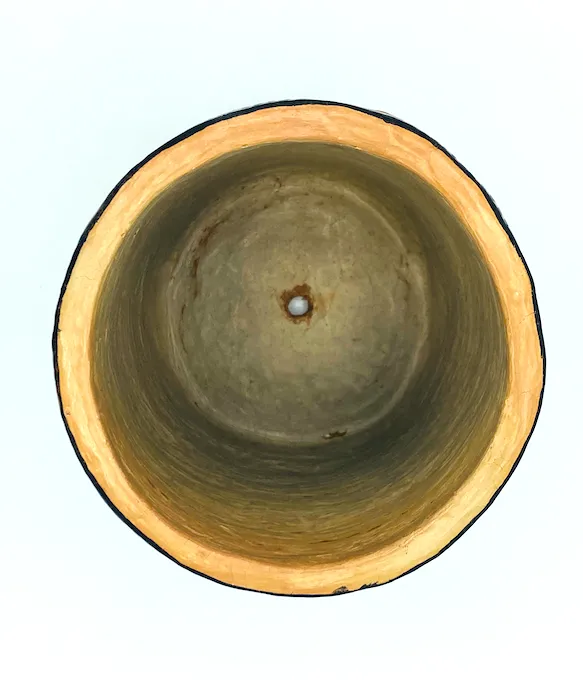 Cache-pot en terre cuite — réf. 0342 (2 vues) vue 2